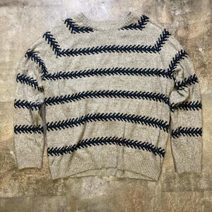 urban outfitters o’hanlon mills grey and blue arrow sweater size xl